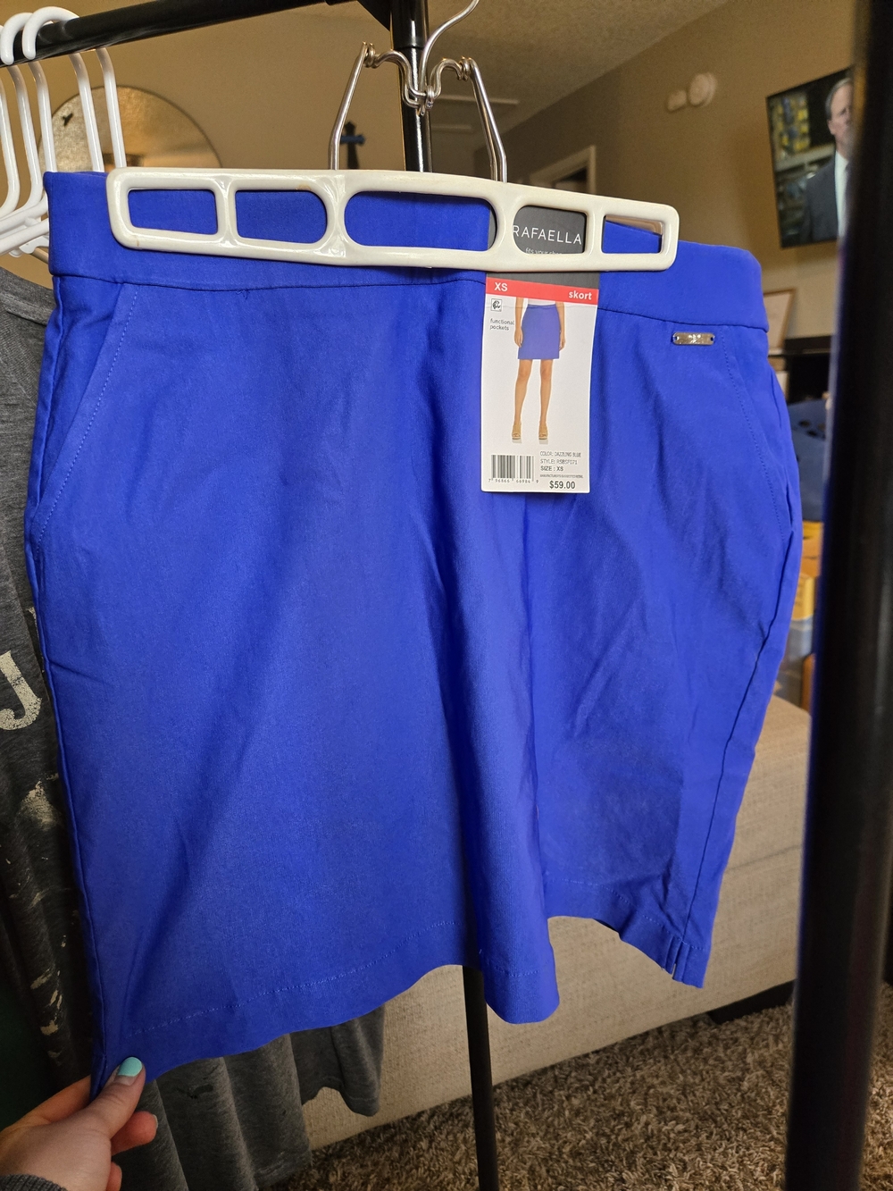 Rafaella Royal Blue Mini Skort